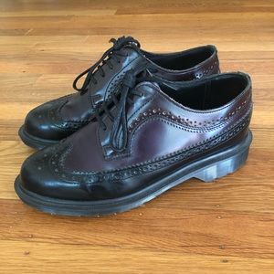 Rare Dr Martens Wingtip Brogue Leather Lace Ups